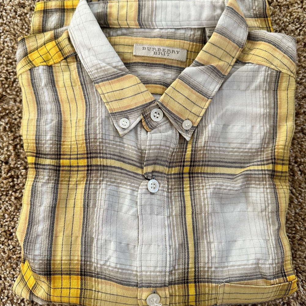 burberry man shirt